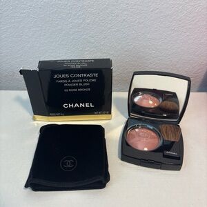 Chanel Joues Contraste Powder Blush Authentic #02 ROSE BRONZE New In Box